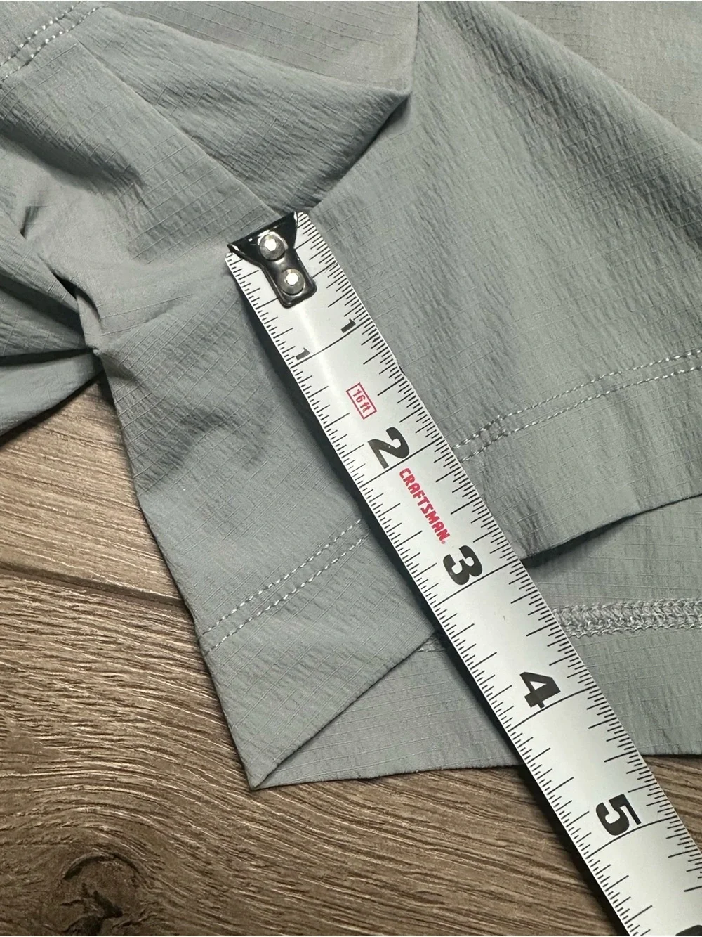 Athleta Trekkie North High Rise Hiking Casual Travel Shorts Gray Size 6